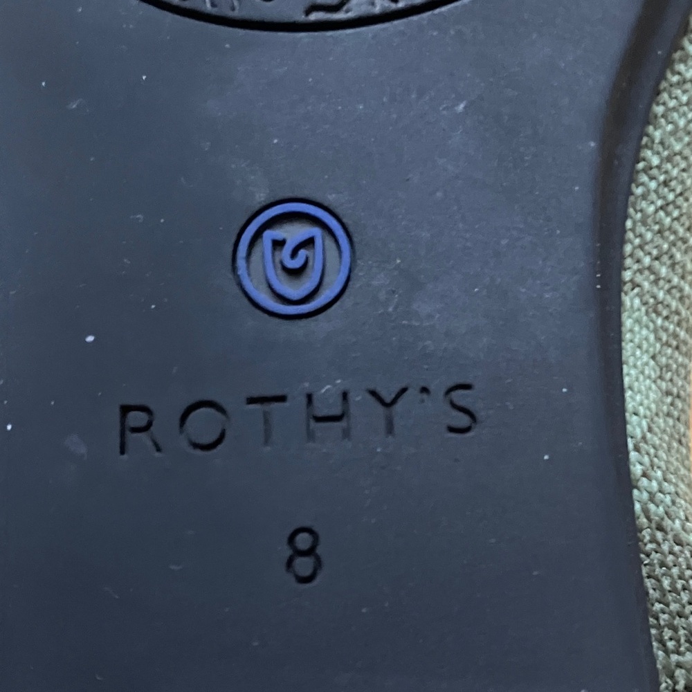 Rothy's Loafers Camouflage Slip-On Flats 8 no inserts - Picture 6 of 6